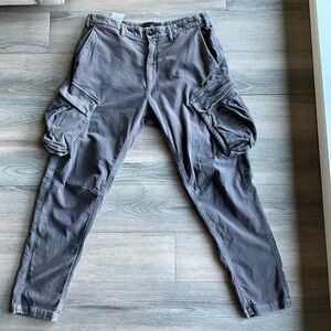 Men's Gray Cargo Pants